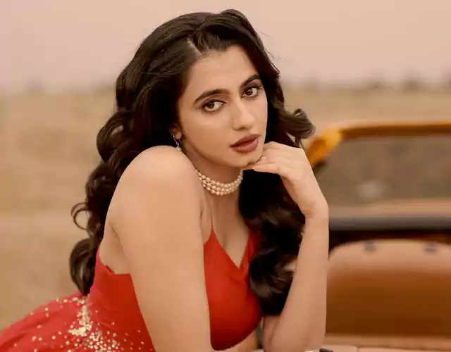 Maanasa Choudhary Turns Heads in a Stunning Red Look